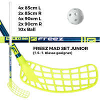 Schlägerset FreeZ MAD 32 blue/neon yellow - Junior-...