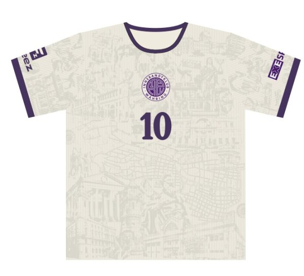 FREEZ JERSEY SUBLI - IBK Währing 26 sand-violet