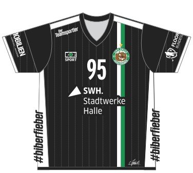 FREEZ JERSEY SUBLI - USV Halle 2021- black Herren L