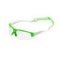 UNIHOC Schutzbrille VICTORY Junior neon grün-weiß