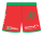 FREEZ SHORTS SUBLI - TIGERS MAGDEBURG - green/red