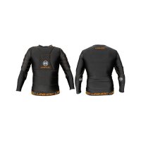 UNIHOC GOALIE SHIRT FLOW Langarm - schwarz/orange