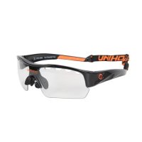 UNIHOC Schutzbrille VICTORY Junior schwarz/neon-orange
