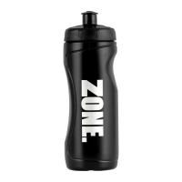 ZONE Wasserflasche Thirsty  0,6 L black/silver
