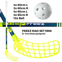 Schlägerset FreeZ MAD 35 blue/neon yellow - Mini -...