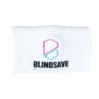 BLINDSAVE Schweißband mit Rebound Control weiß