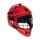 UNIHOC SHIELD GOALIEHELM rot/schwarz junior