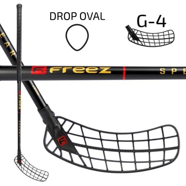 FREEZ G-4 SPEAR 27 black-gold drop oval MB